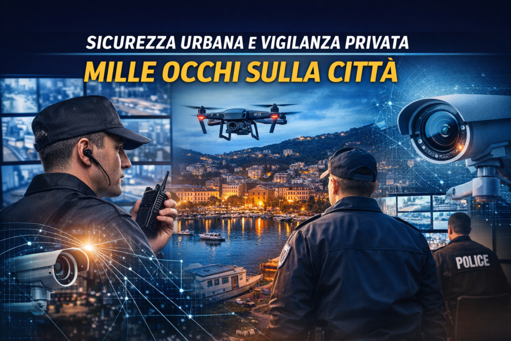 Sicurezza urbana: tecnologie e vigilanza privata rafforzano il modello “Mille occhi sulla città”