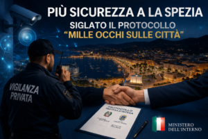 Min. Interno: Più sicurezza a La Spezia, siglato il protocollo “Mille occhi sulle città”