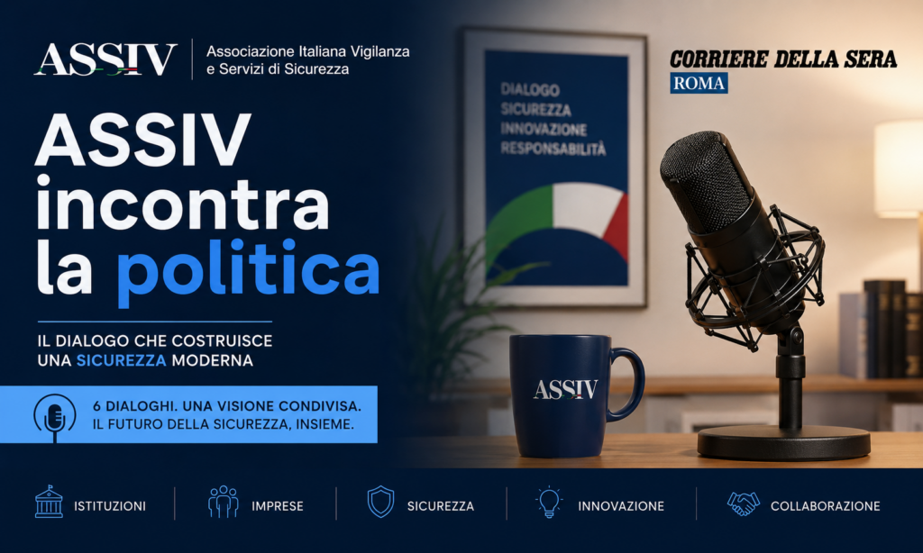 ASSIV incontra la politica: il Corriere della Sera Roma racconta il valore di un dialogo che guarda al futuro della sicurezza